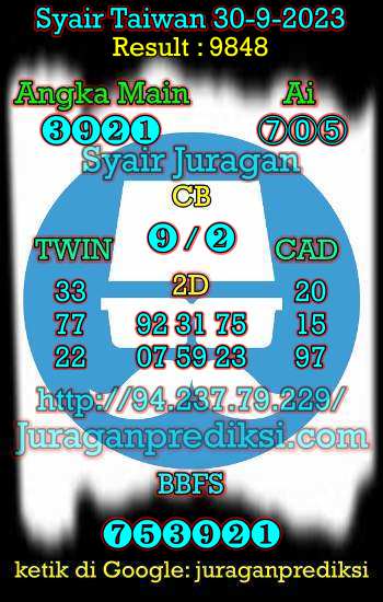 prediksi taiwan 30 september 2023, syair taiwan hari ini sabtu 30-9-2023, angka keluar togel taiwan, toto jitu taiwan 30 september 2023 akurat