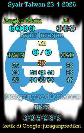 prediksi taiwan 23 april 2026, syair taiwan hari ini kamis 23-4-2026, angka keluar togel taiwan, toto jitu taiwan 23 april 2026 akurat